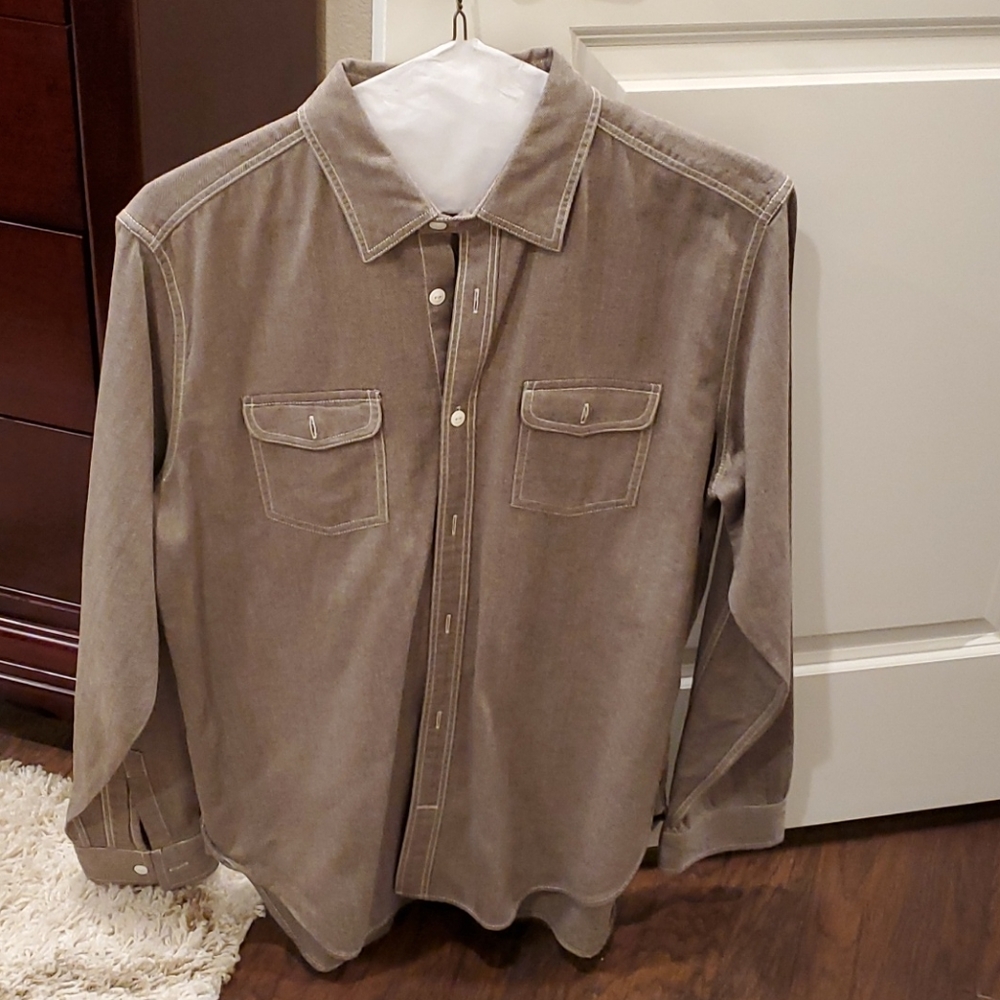 Mens Casual Long Sleeve Shirt